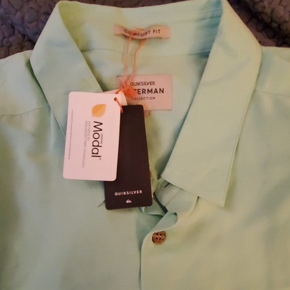 QUIKSILVER WATERMAN MENS SHIRT - Picture 3 of 3